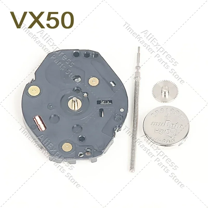 Japón VX50 movimiento VX50E movimiento de cuarzo dos manos sin calendario movimiento piezas de repuesto de reloj