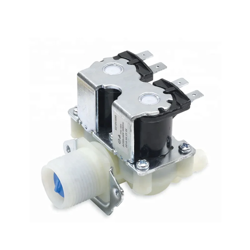 Water Inlet Solenoid Valve, Water Inlet Valve AC220V-240V for Drum Washing Machine Automatic Washing Machine Outlet Valve