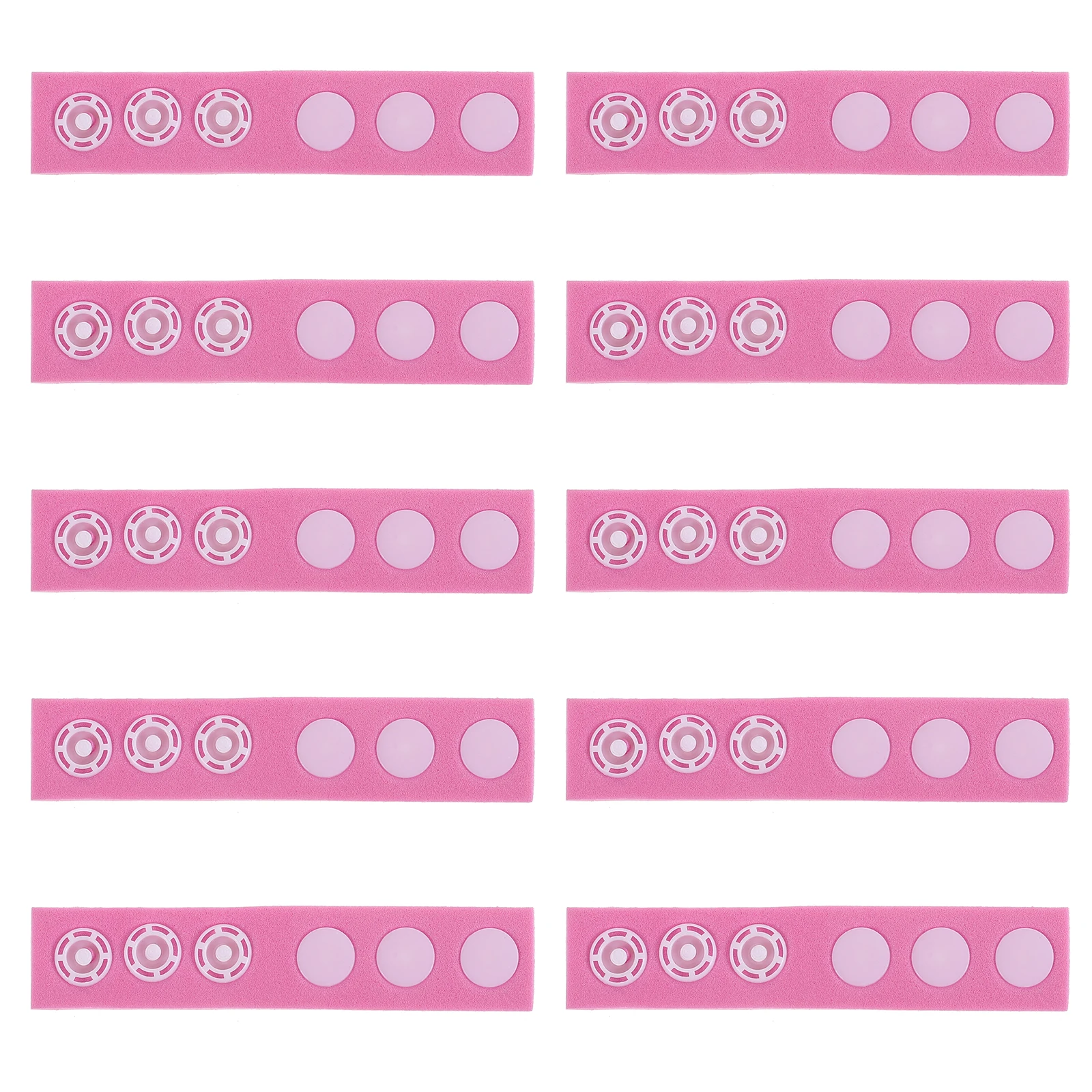 

10 Pcs Adjustable Children's Shampoo Cap Extension Straps for Bath Hat Adjustment Shower Hats