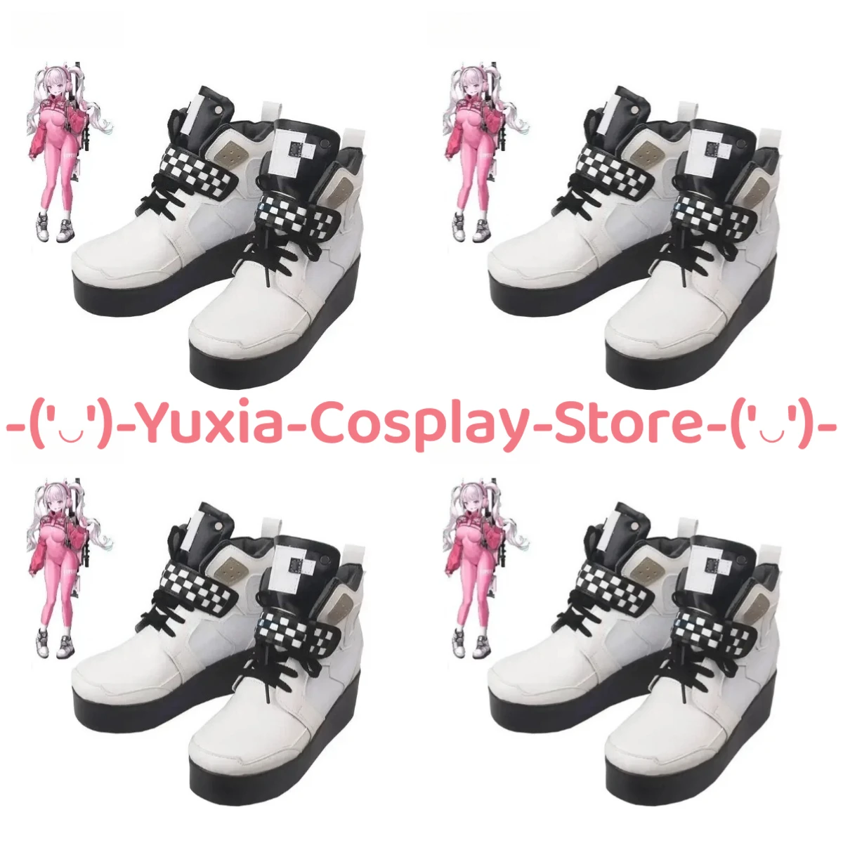 

Юксиакосплей! Обувь для косплея «Богиня Алиса», реквизит для персонажей игры в стиле аниме, ботинки из искусственной кожи, карнавальный костюм на Хэллоуин