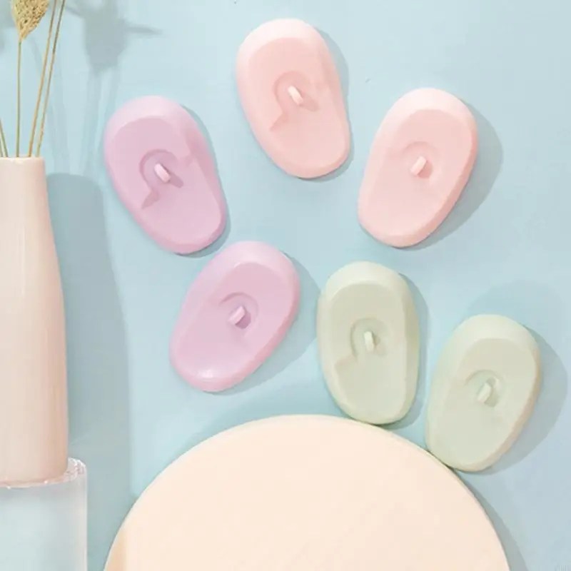 U0DE Tóc Nhuộm Che Silicon Bảo Vệ Tắm Bịt Mũ Làm Tóc