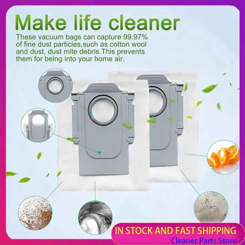 

Satisfied 17Pcs For Roborock Q7TF / Q7TF+ Vacuum Cleaner Parts Replacement Main Side Brush Filter Mop Cloth Dust Bag