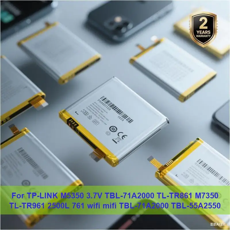 

Аккумулятор для TP-LINK M5350 3,7 В TBL-71A2000 TL-TR861 M7350 TL-TR961 2500L 761 wifi mifi TBL-71A2000 TBL-55A2550