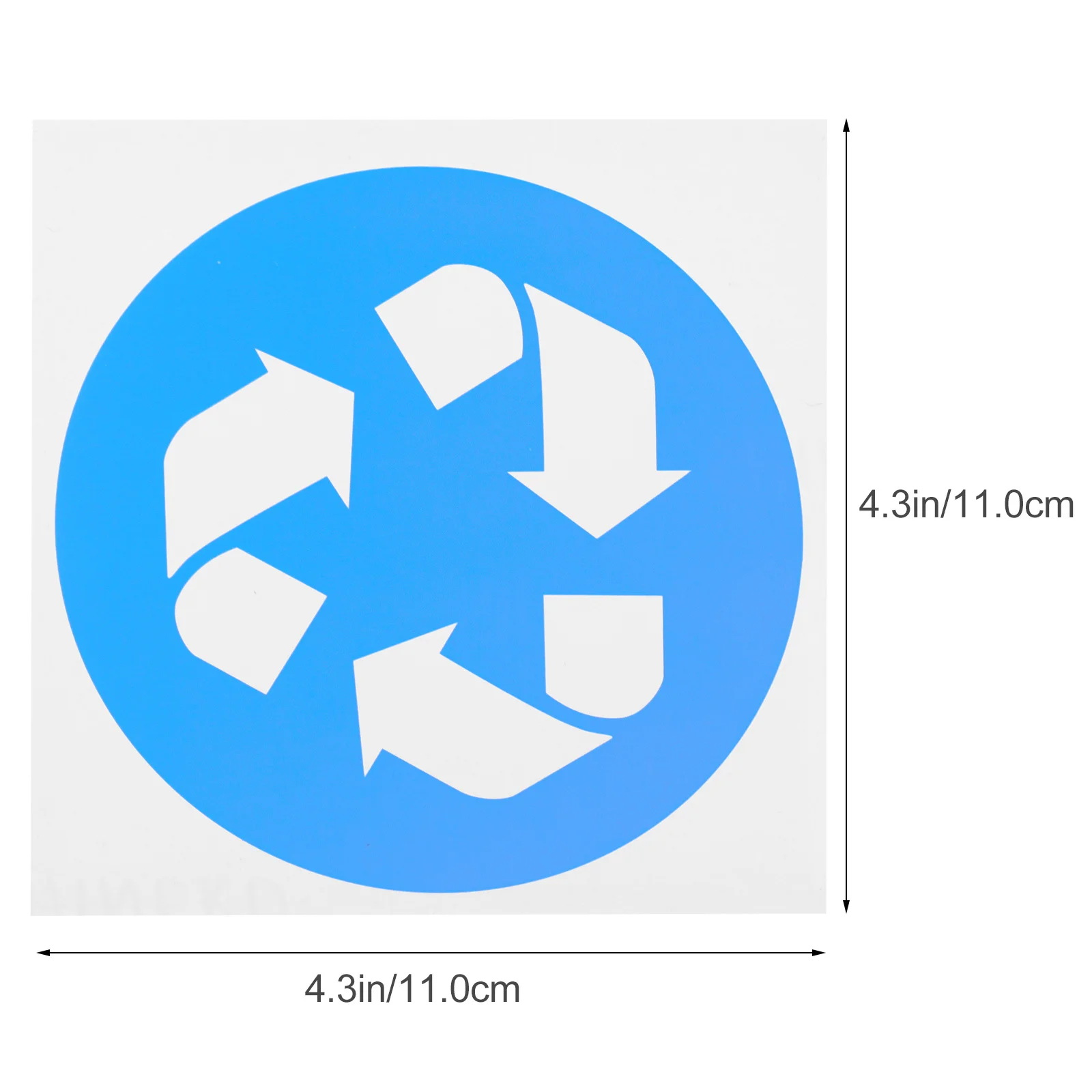 12Pcs Waste Sorting Stickers PVC Self Adhesive Removable Trash Can Recycling Labels for Garbage Bin Trash Sorting Label Sticker