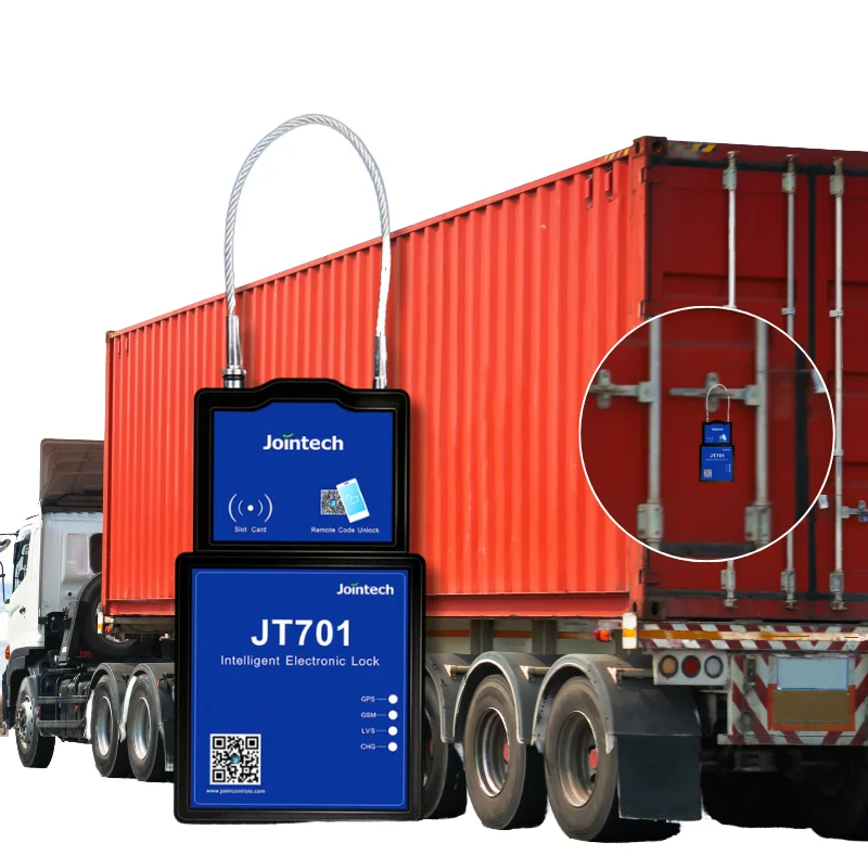 컨테이너 도어 GPS 잠금 이동 자산 추적 전자 씰 자물쇠 컨테이너 보안 관리 알람 GPS 잠금