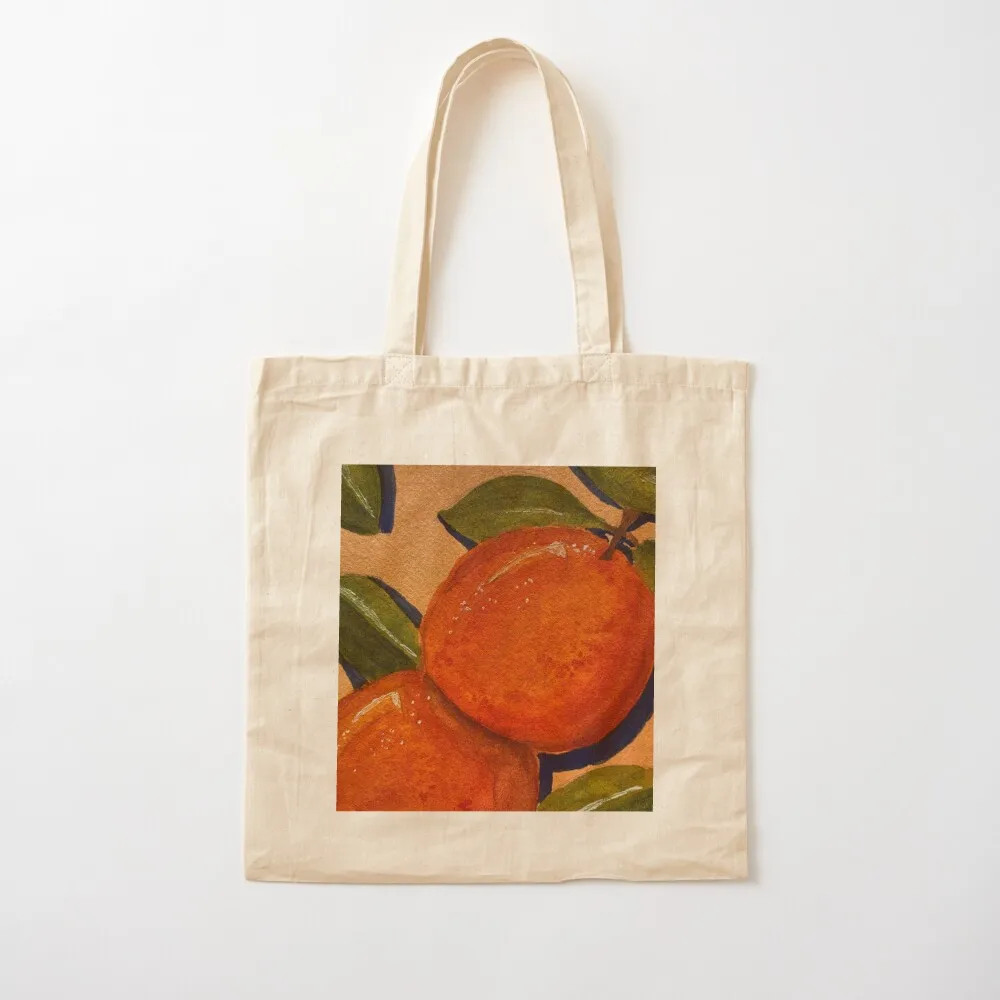 Watercolour Oranges Tote Bag Customizable tote bag canvas tote bags bags cloth bags
