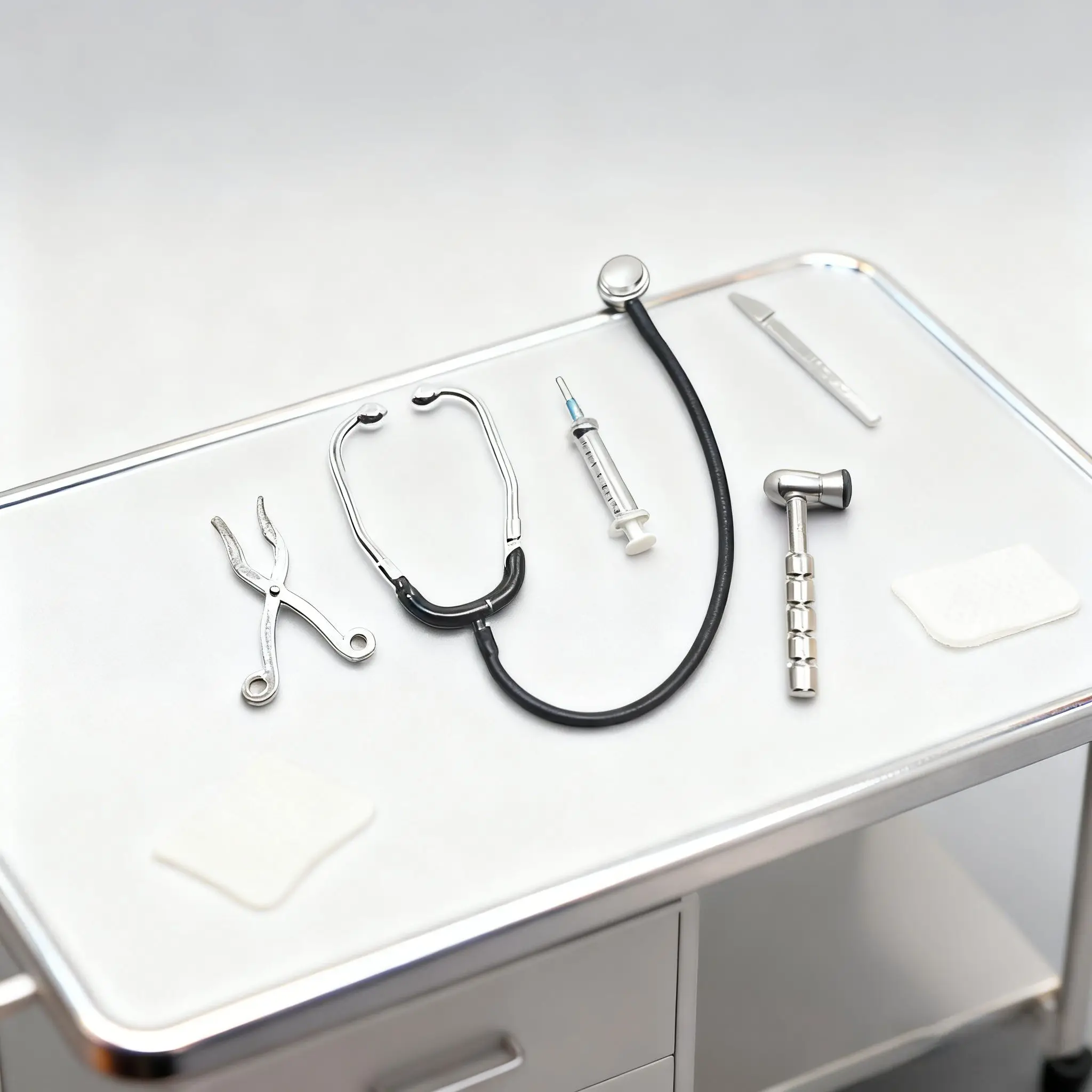 

5 sets 1:12 Scale Dollhouse Mini Medical Tools Realistic Stethoscope Simulation Earphone Model DIY Craft Accessory 2025