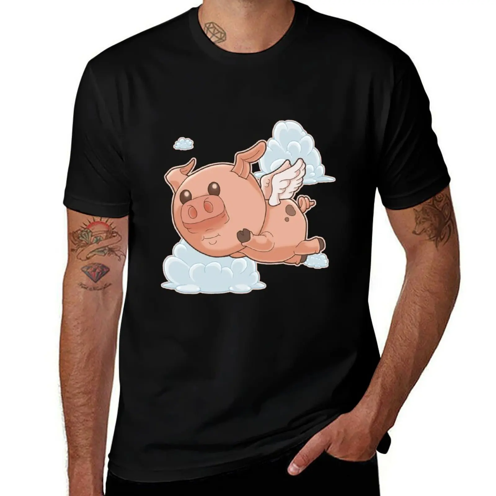 

Pigs Can Fly T-Shirt man t shirt graphic man tshirt T-Shirt