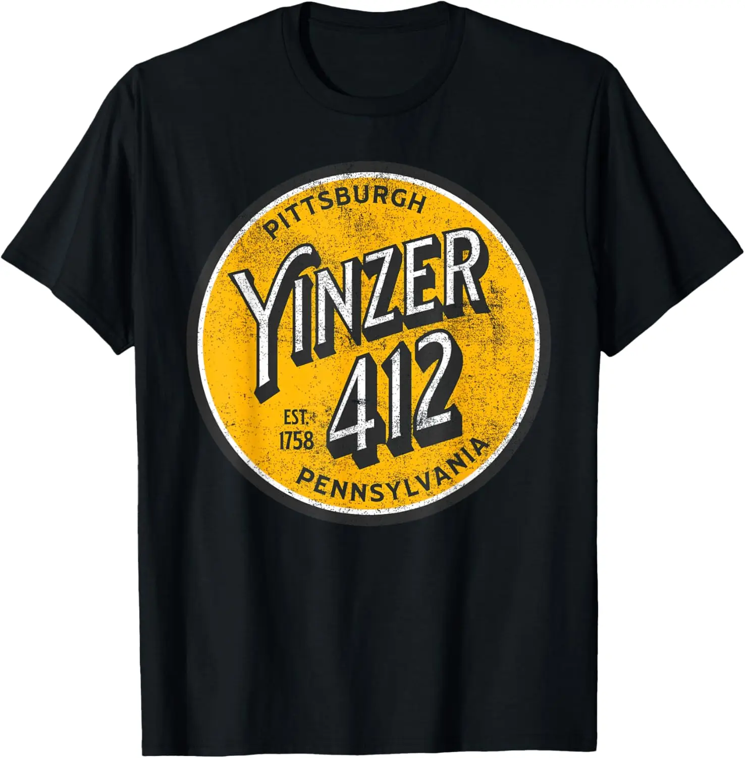 

Забавная футболка Pittsburgh Pennsylvania Steel City 412 Home Yinzer