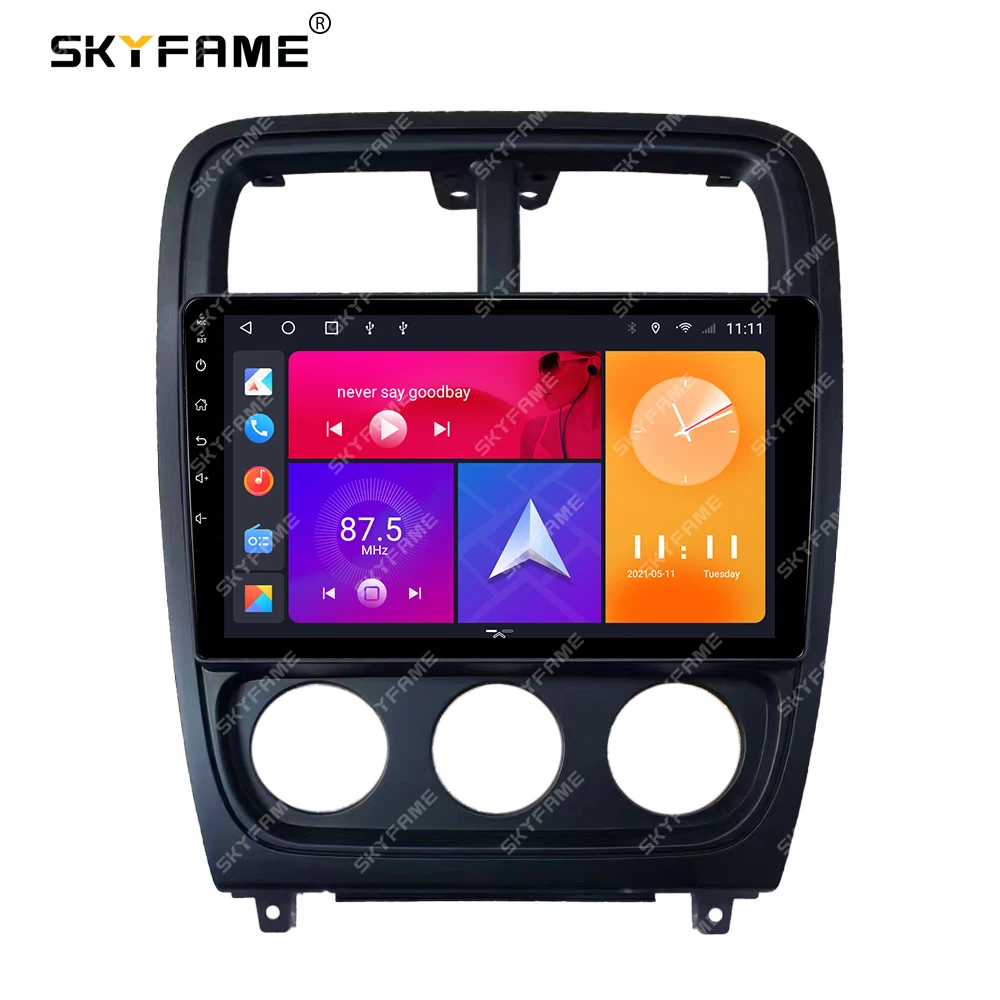 SKYFAME Auto Frame Fascia Adapter Canbus Box Decoder Android Radio Dash Fitting Panel Kit Voor Dodge Caliber