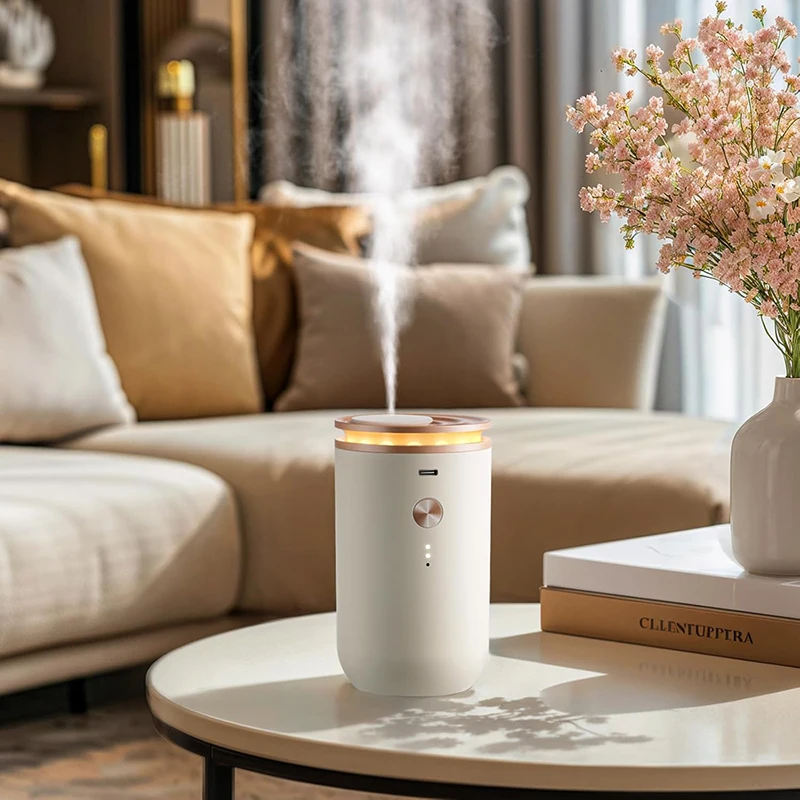 

Портативный электронный диффузор для эфирных масел Household Deluxe 15 мл, мини-аппарат для безводной ароматерапии, перезаряжаемый