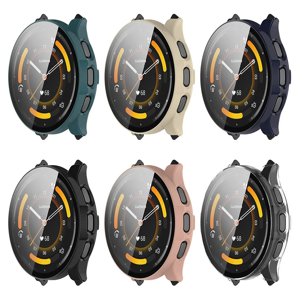 PC+Tempered Glass Protective Case For Garmin Venu 3 3S Full Screen Protector Shell Bumper