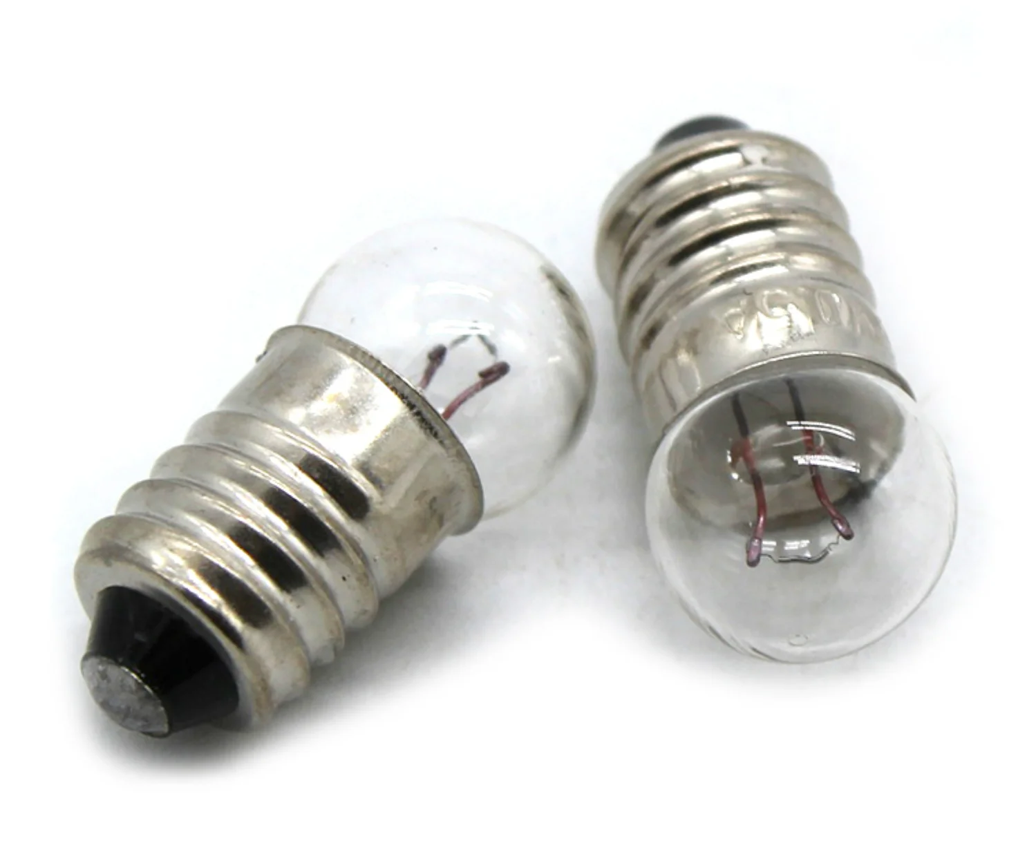 2Pcs/lot 2.5V 3V 3.8V 6V Small Electric Bulbs Round Bulb Holder Base Lamp DIY Toy Light Decoration Drop Shipping