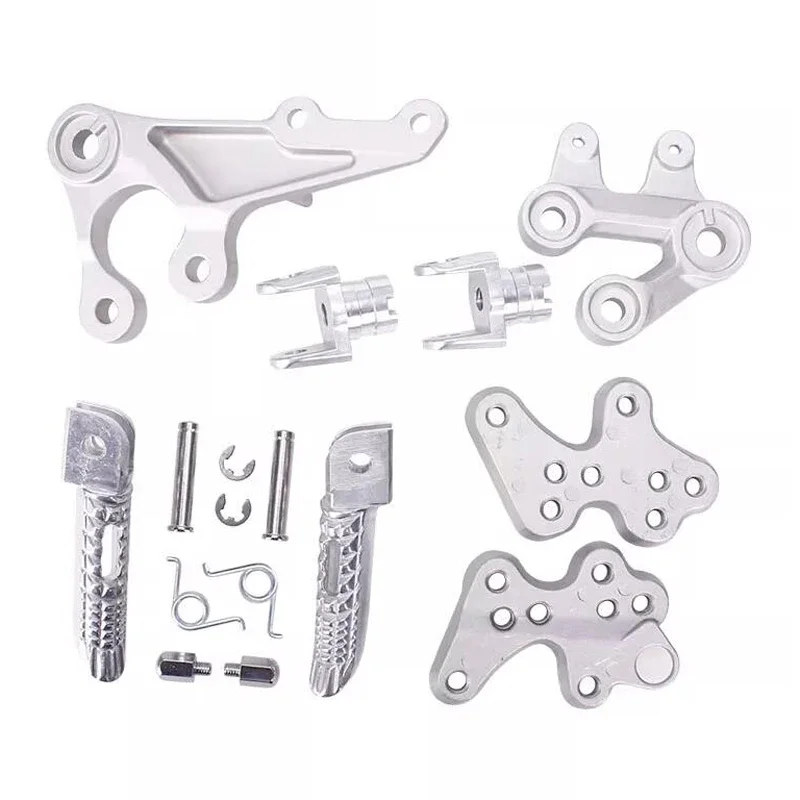 

Motorcycle Front Footrests Bracket Foot Rests Assembly Foot Pegs Mount Bracket Aluminium for Suzuki GSXR1000 K5-K7 2005-2011