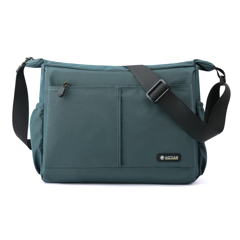 AOTIAN-Sac à bandoulière en nylon pour hommes, sac à main de haute qualité, sac de messager de sport de plein air, marque initiée