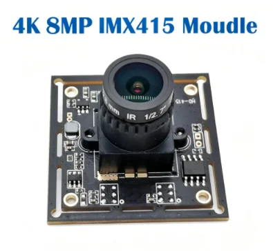 

8MP 4K IMX415 CMOS Sensor Wide Degree USB 2.0 Camera Module Industrial 30FPS 3840*2160 MJPEG YUY2 PCBA Lightburn Mini Webcam