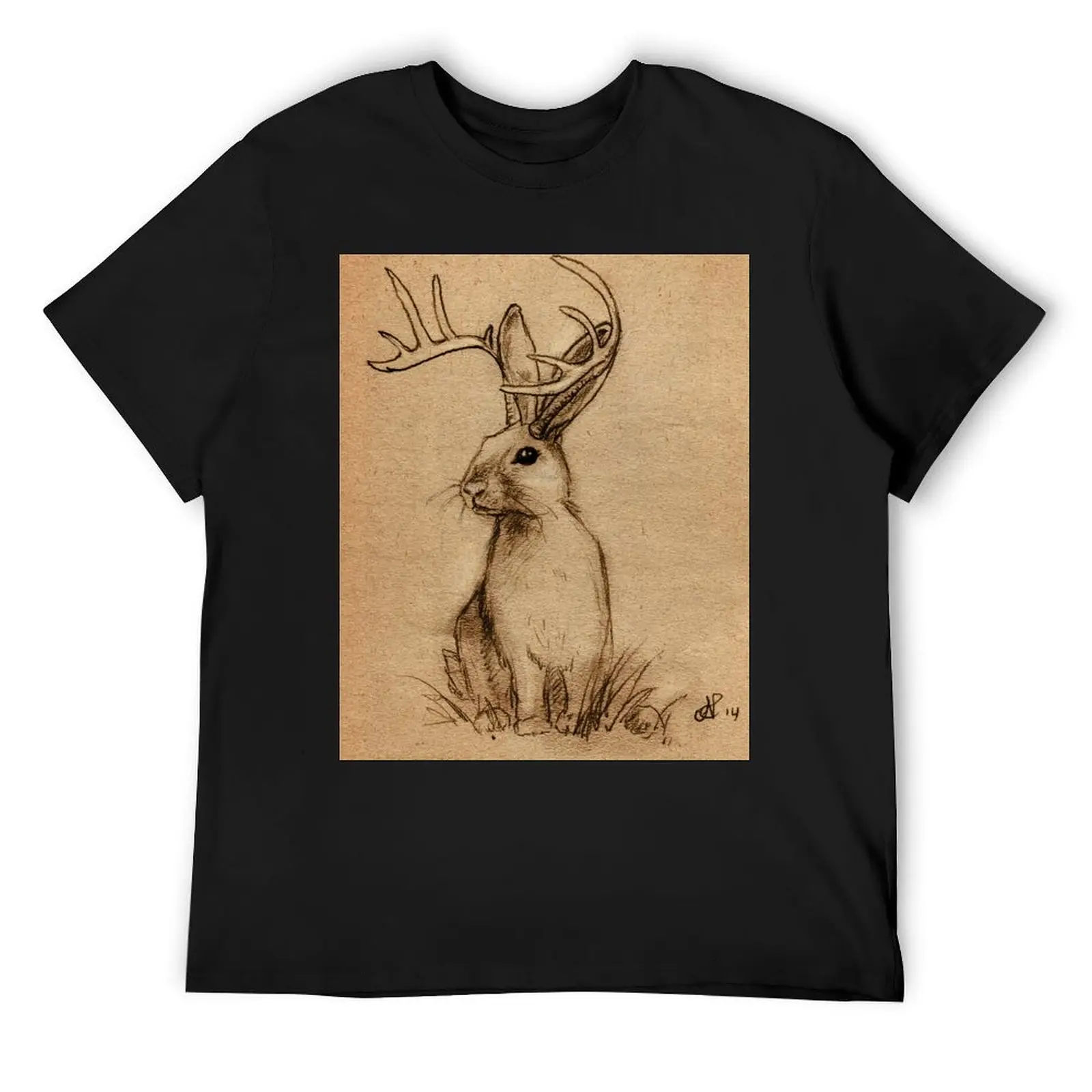 

Jackalope T-Shirt baggy shirts quick-drying croswit shirt man T-shirt men