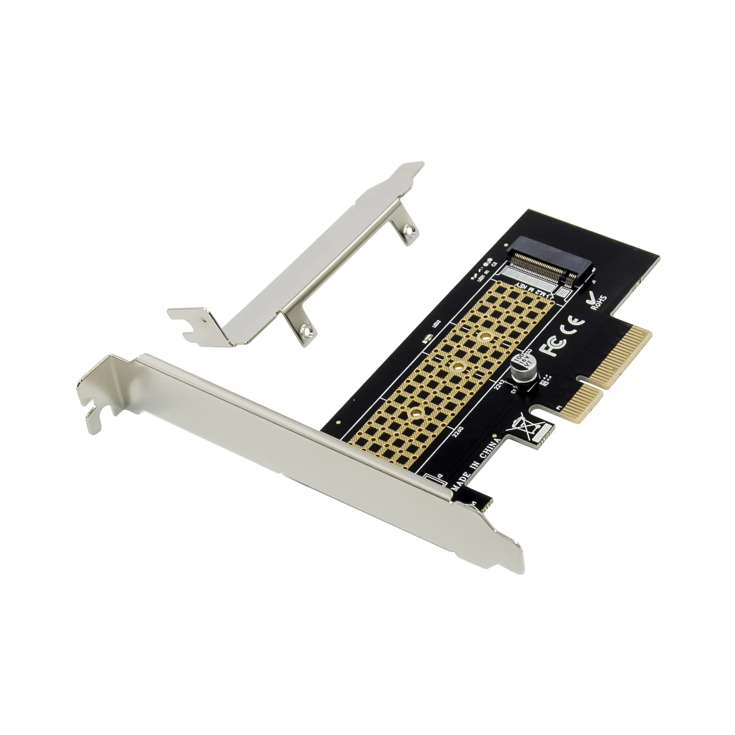 5 шт. Sunweit ST534 PCIe X4 к NVME SSD-адаптеру M.2 к Pcie 3.0 2230 2240 2260 2280 Key M PCIe NVMe SSD-адаптер
