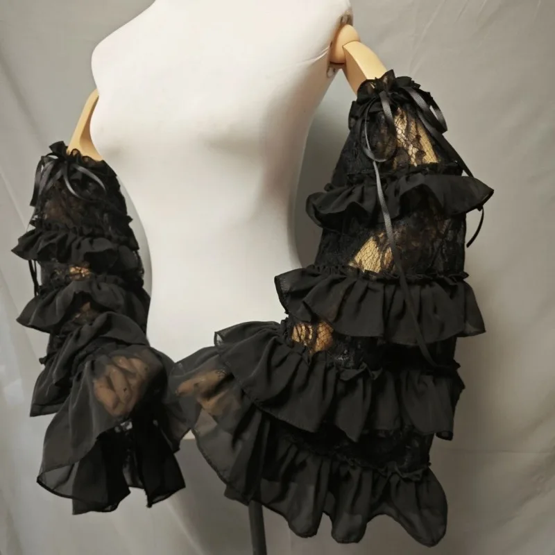 accesorios-lolita-mangas-de-encaje-blanco-con-volantes-mangas-de-gasa-negras-elegantes-mangas-de-trompeta-para-mujer-ideales-para-el-verano