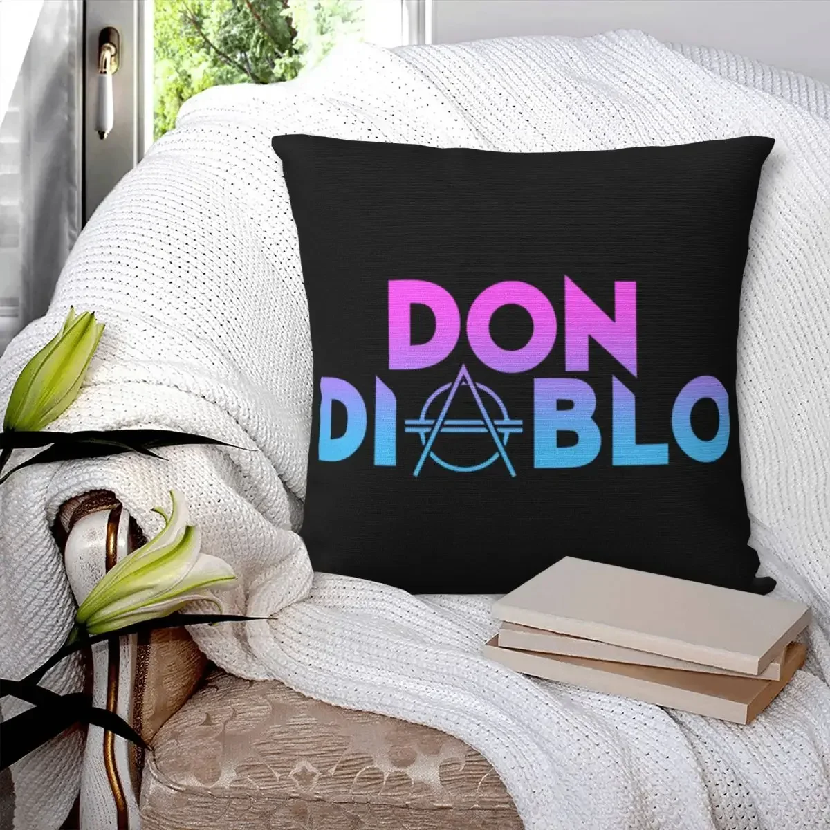 Don Diablo Square Pillowcase Pillow Cover Polyester Cushion Decor Comfort Throw Pillow for Home Bedroom