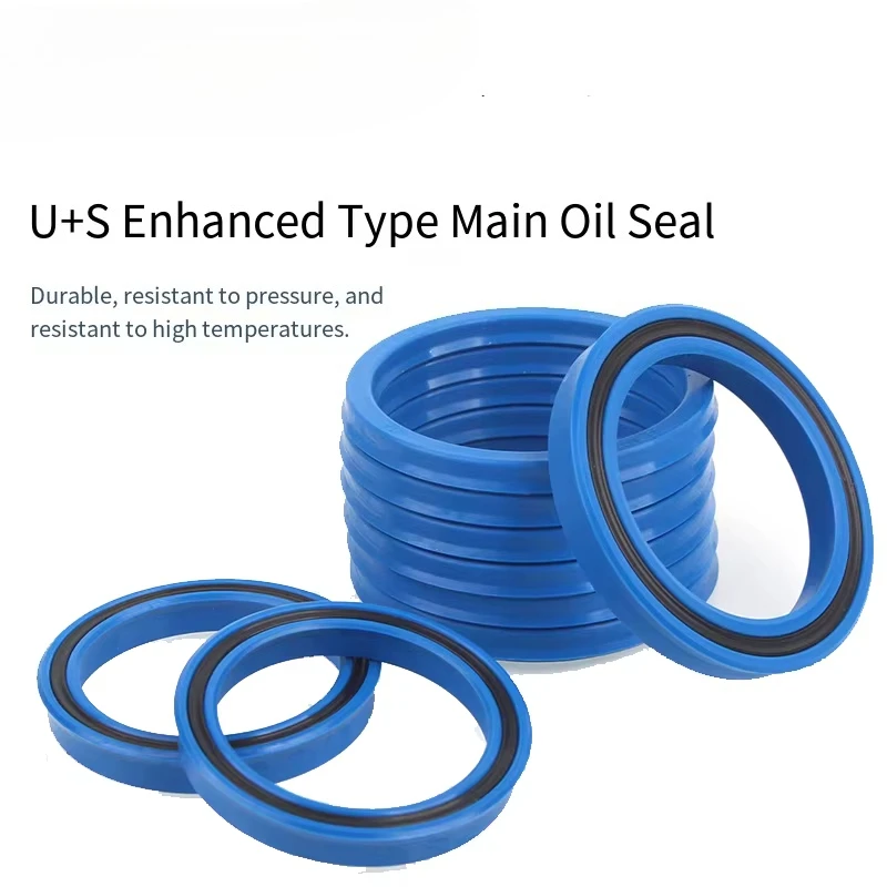 Con junta tórica para excavadora, cilindro hidráulico, vástago de pistón, sello de aceite reforzado, sello de aceite principal