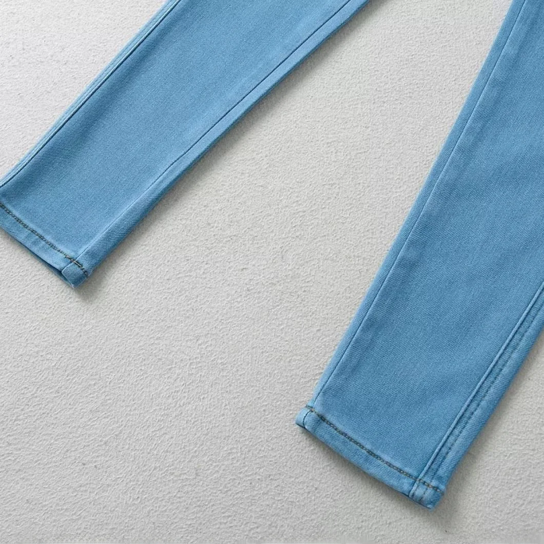 Superelastische Damen-Bleistiftjeans mit hoher Taille, enge Passform, Hüften, die hohe Taille und Bauchkontrolle verbessern, lange Hosen, Herbstsaison