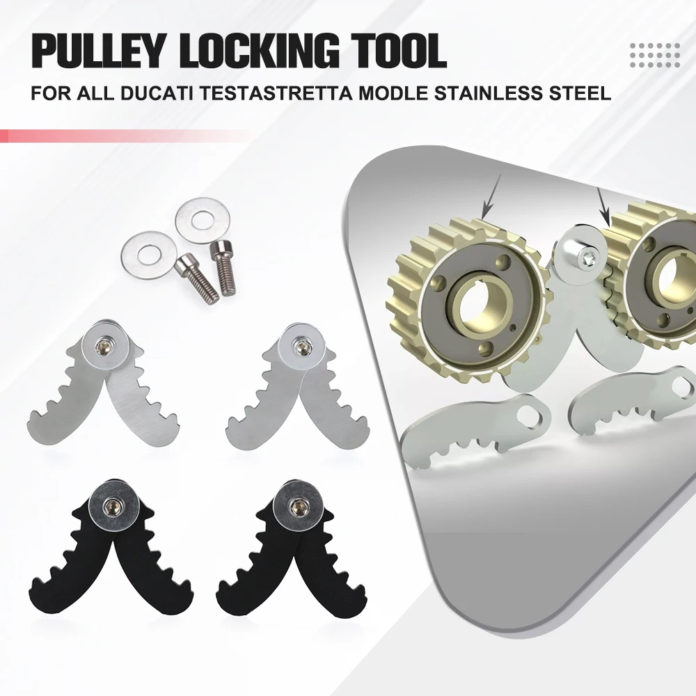 

Engine Camshaft Timing Pulley Locking Belt Changing Tool For Ducati 749 998 999 1198 1098 848 939 Monster S4R S4RS Testastretta