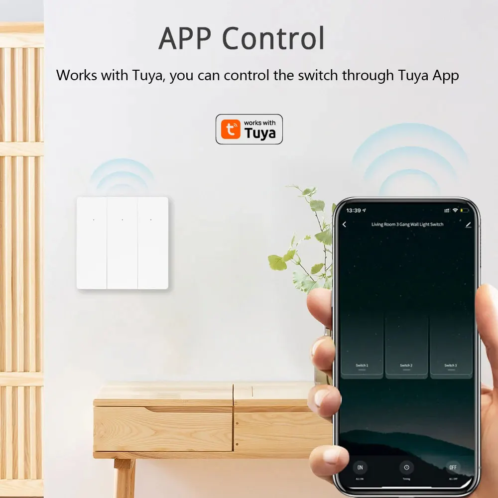 Zemismart 220V Zigbee inteligentny włącznik światła naściennego praca z przyciskiem fizycznym Tuya bez przerywacza neutralnego Alexa Google Home