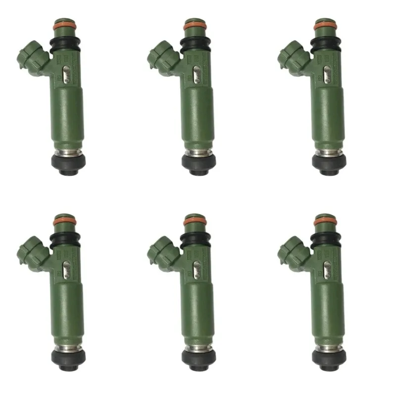 6 шт. топливных форсунок 23250-66010 23209-66010 2325066010 2320966010 для Toyota Land Cruiser 1993-2007, Lexus LX450 95-97 4.5L I6