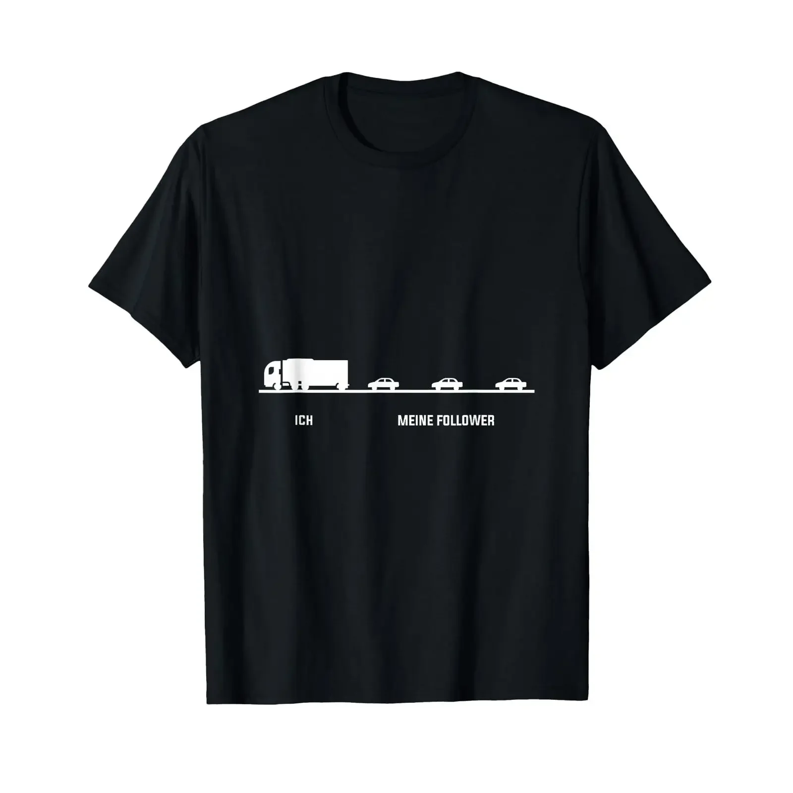 Truck Driver I My Follower Leadership Funny T Shirt vintage Washed designer clothes Stretched streetwear homme fashion Soft