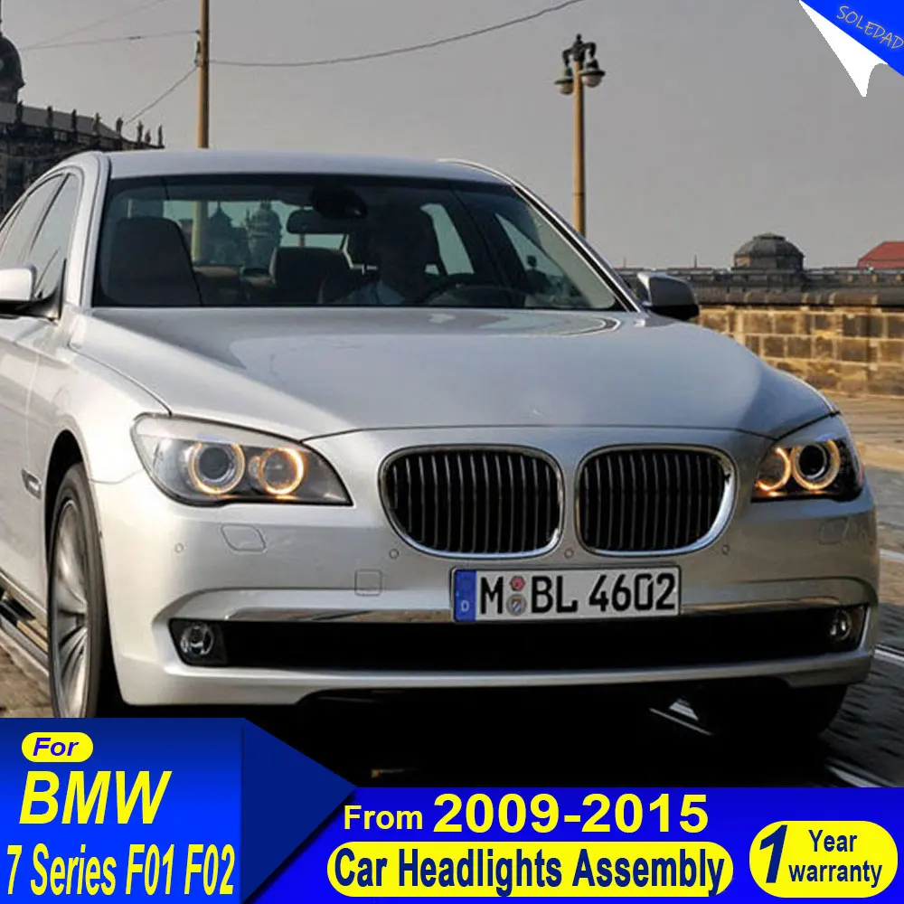 Car Headlights For BMW 7 Series F01 F02 2009-2015 Headlight LED Projector head Lamp Daytime Running Light Automotive Accessories