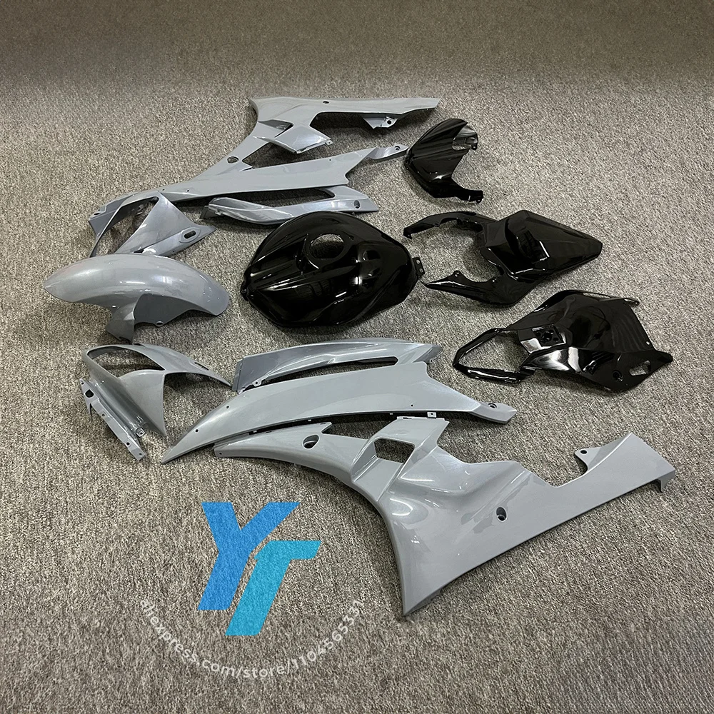 مجموعة هيكل الدراجة النارية Yamaha YZF-R6 2006-2007 - بلاستيك ABS مقاوم للأشعة فوق البنفسجية، لمسة نهائية خالية من البهتان #4