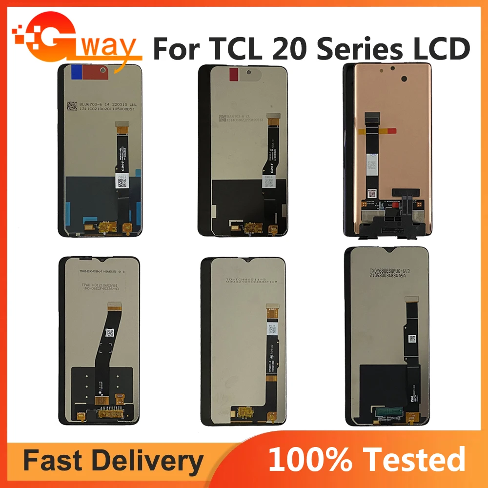 

For TCL 20 SE T671H LCD Display Screen Digitizer For TCL 20L T774H 20R LCD 20L+ Plus T775H LCD 20Y 20E 6156D 20B 6159K 20 Pro 5G