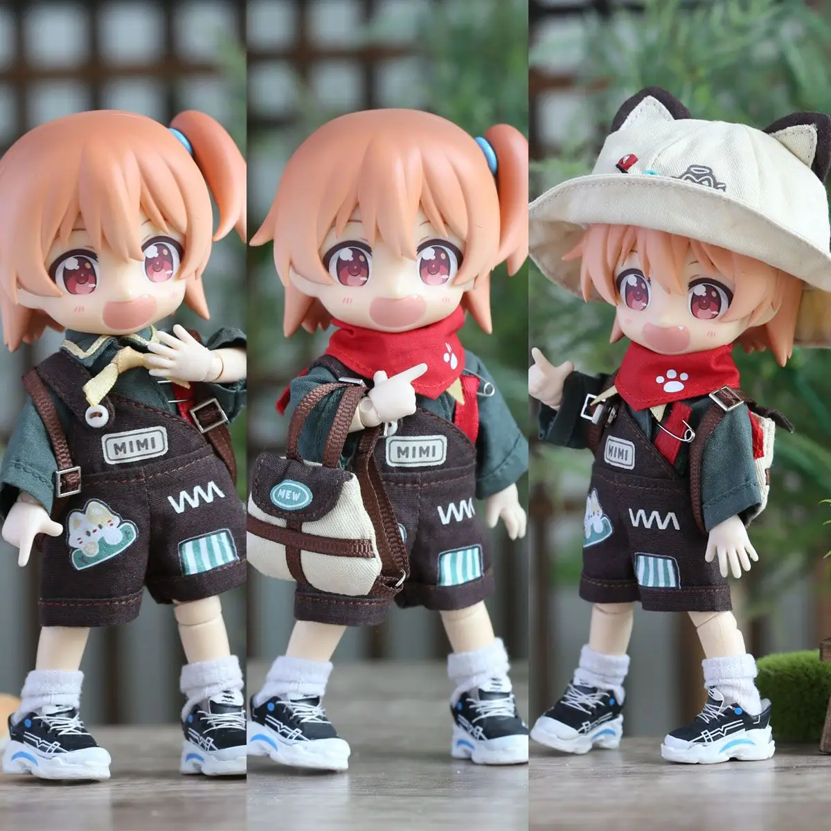 

For Obitsu 11 Doll Camping Hiking Scouts Suit For OB11 1/12 Bjd Gsc YMY Molly Body Doll Cloth Outfit Clothes