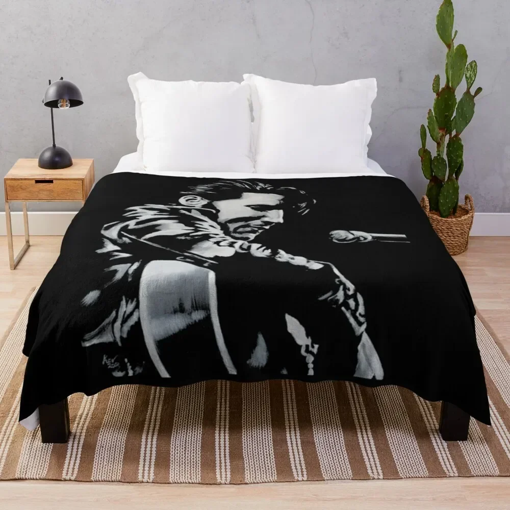 élvis Présléy - The King Is Back - King of Rock and Roll gift birthday Throw Blanket