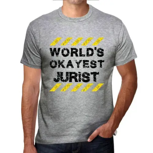 Heren Grafisch T-Shirt Werelds Okayste Rechtsgeleerde – Worlds Okayest Jurist