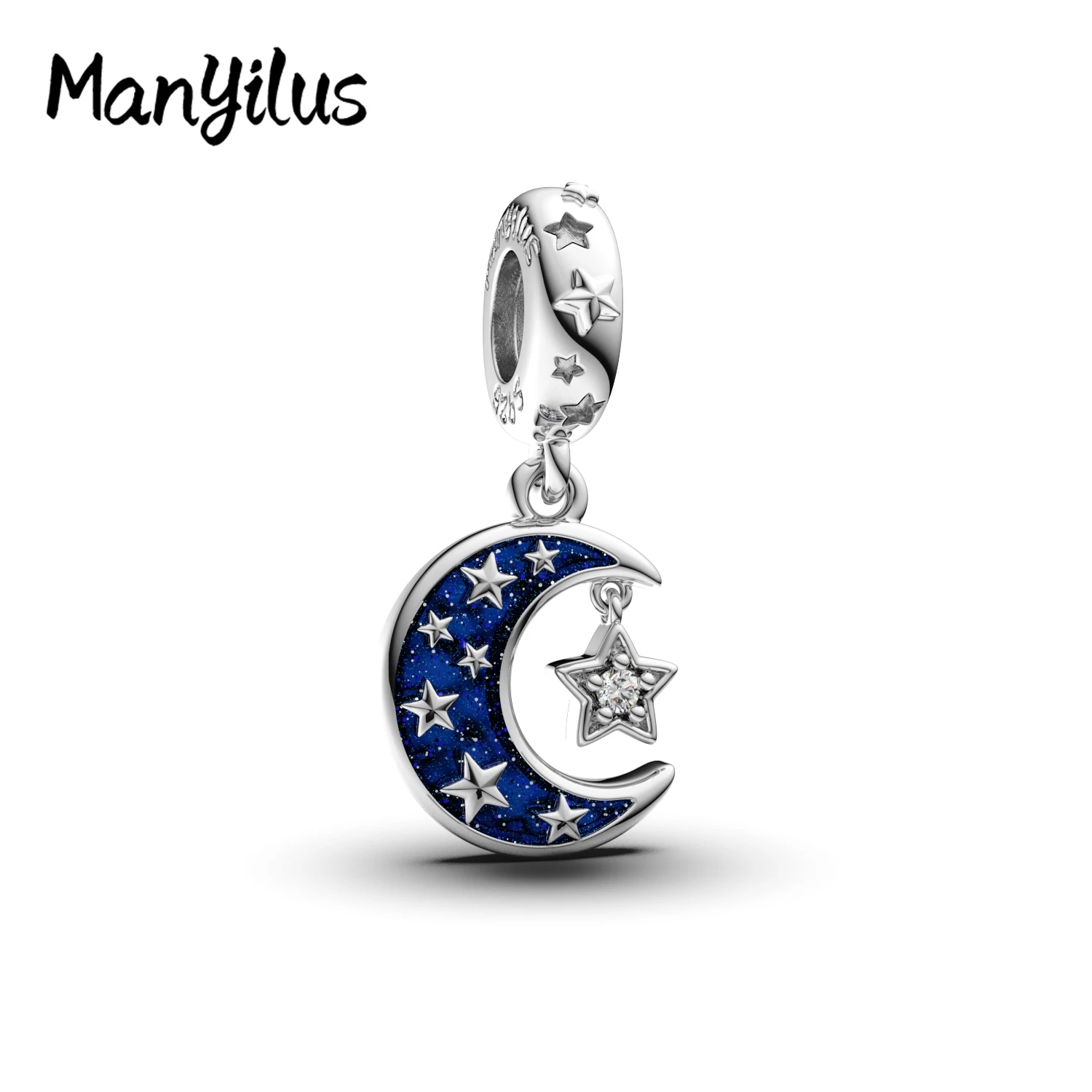 

Manyilus 2025 New Star Pendant Charms S925 Sterling Silver Trinkets Beads For Original Bracelet Charm 925 Diy Jewelry Gift