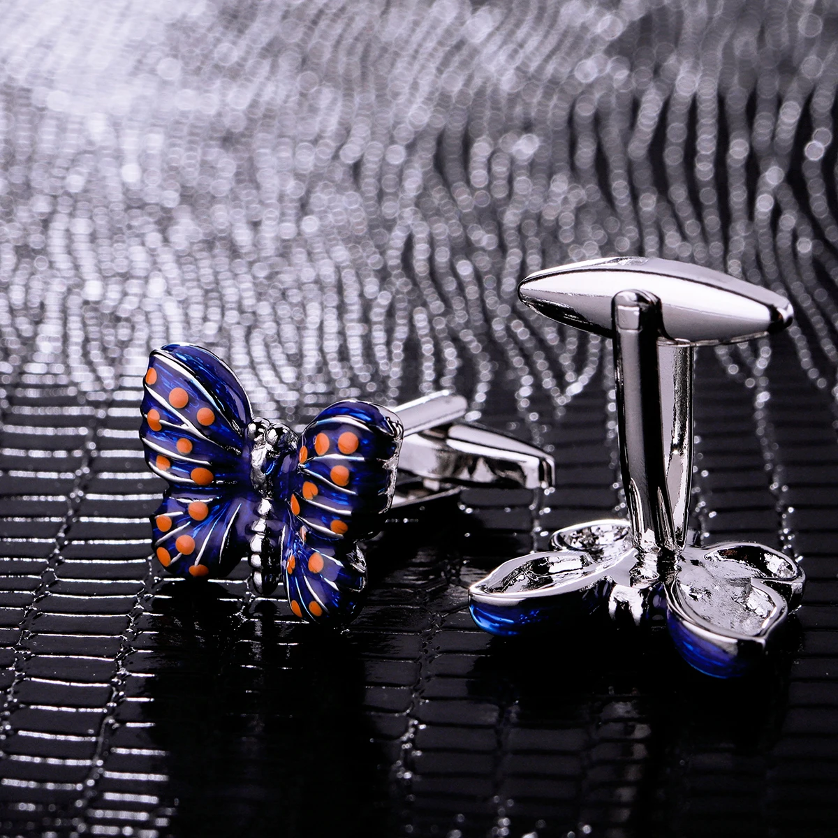KFLK cuff links for men\'s shirts cufflinks animal butterfly cbutton high quality brand buttons fashion  wedding guests