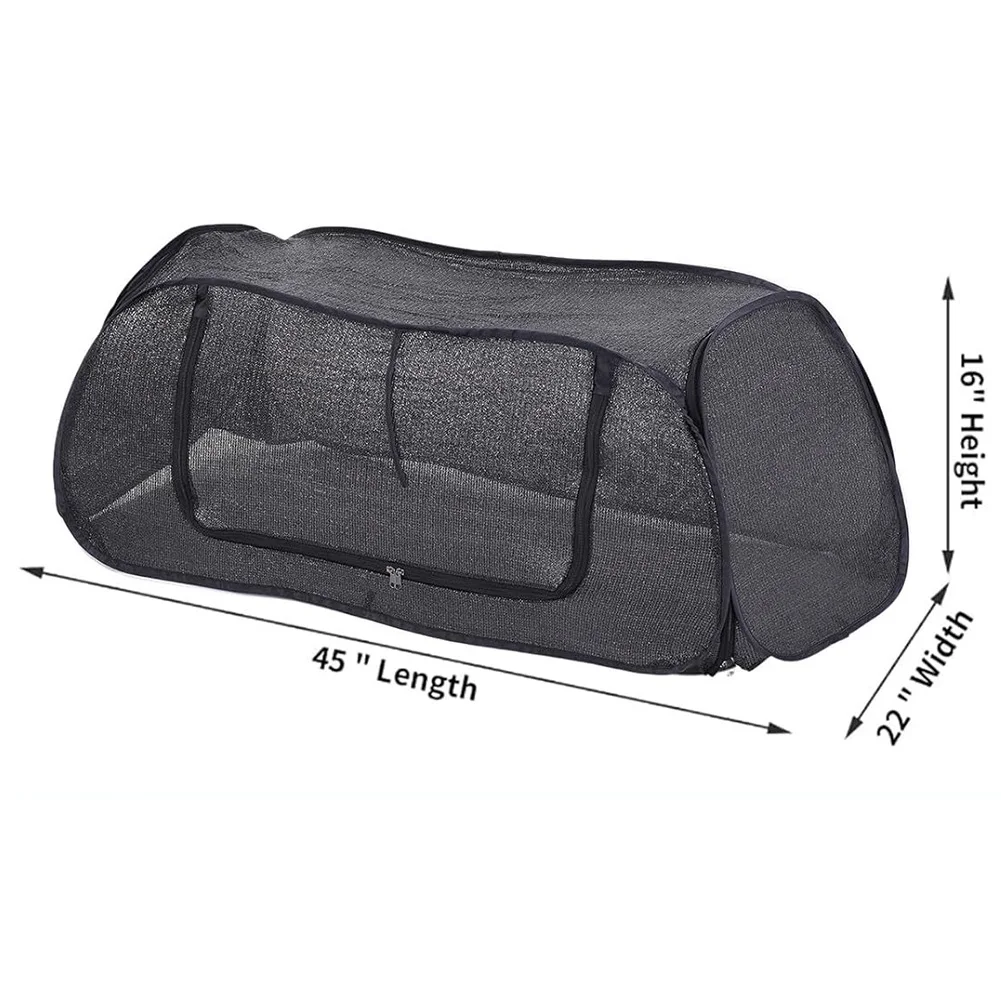 For Raised Bed Garden Cover with ventilation zippers and easy tool setup for protecting plants from cold weather