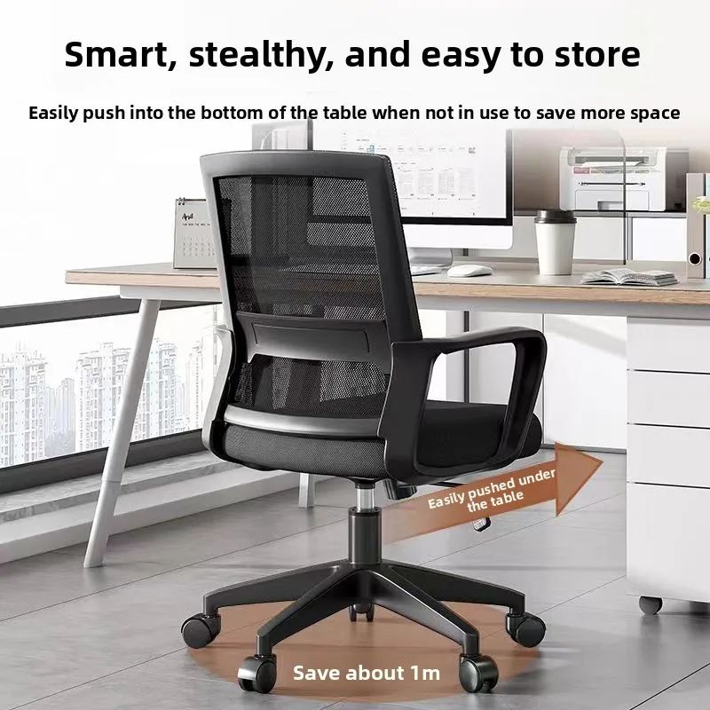 Ergonomic Home Office Chair Comfortable Long Sitting Backrest European Us Student Dormitory Wholesale Meeting Room Office Chair