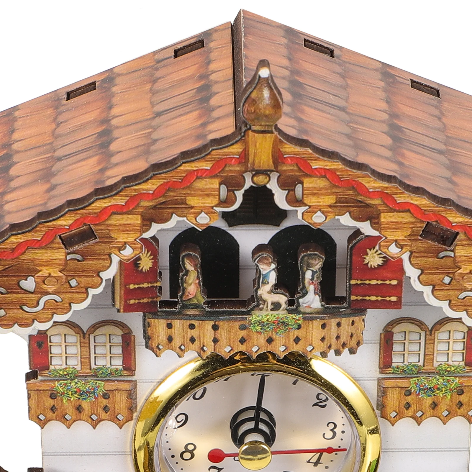 ساعة الوقواق ساعة حائط يدويا التقليدية الرجعية الطيور قوي ديكور غرفة المعيشة غرفة نوم مكتب البندول الخشبي #1