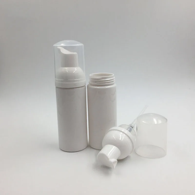 Confezione da 18 bottiglie con pompa in plastica per dispenser di schiuma da 50 ml, sapone vuoto portatile, bottiglia riutilizzabile per l'imballaggio di cosmetici per la pulizia da viaggio