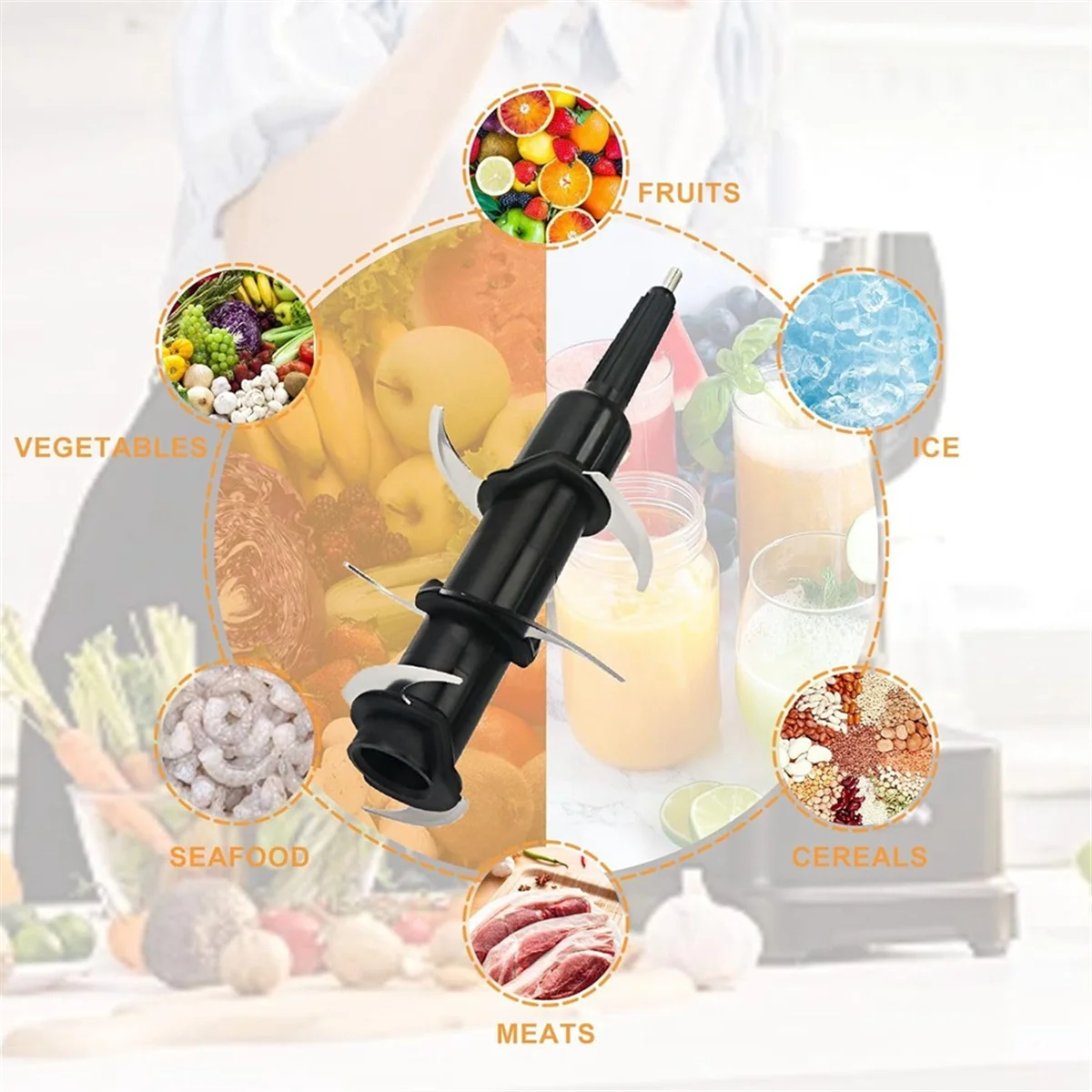 Lâmina de substituição para ninja bl660 bl681a bl682 bl700 bl780 bl910 bn701 bn751 bn801 co610 misturador, lâmina 6