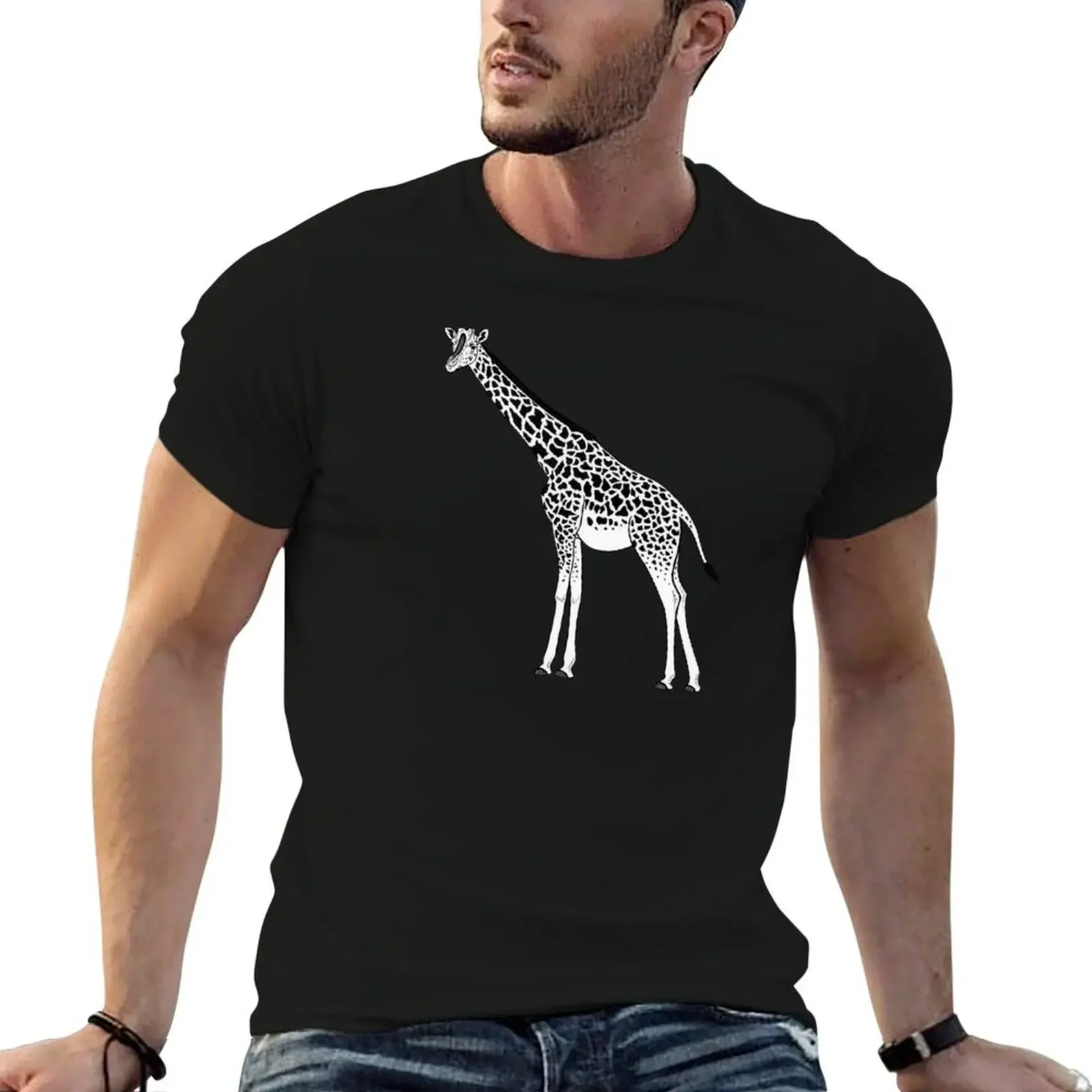 

Giraffe T-Shirt essential t shirt plus size tops slim fit t shirts for men