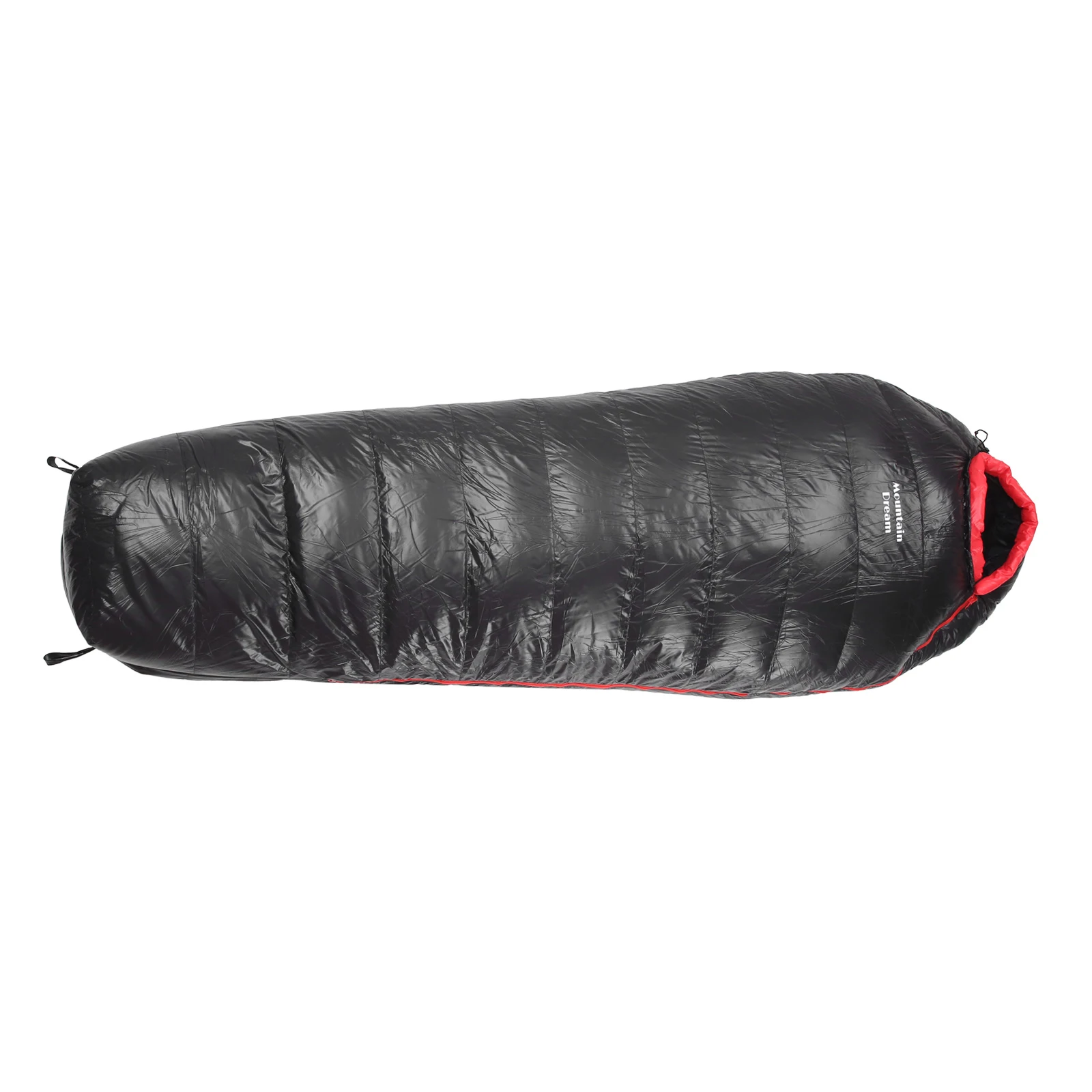 95% White Goose Down Sleeping Bag Ultralight Waterproof Breathable Travel Warm Sleeping Bag for Outdoor Hiking Camping Black