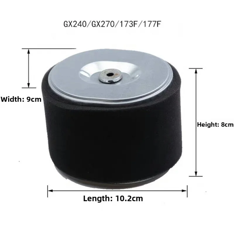 XMSJ Air Filter Element for Honda GX160 GX240 GX270 GX390  Water Pump Go-Kart Engine Garden Machinery Spare Parts