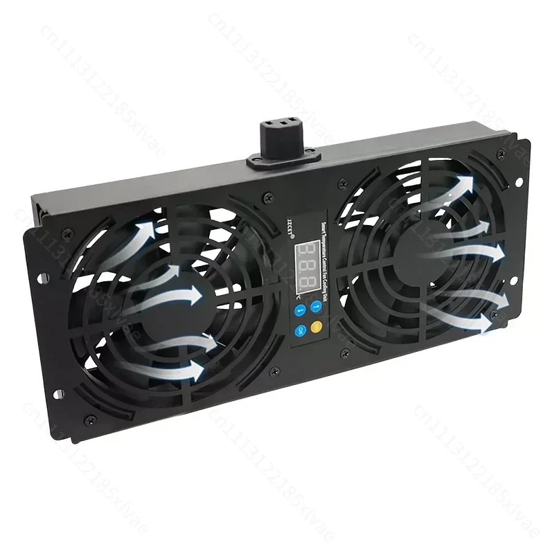 1pcs Cabinet Cooling Fan Module Intelligent Temperature Control Speed Regulation Energy Saving Noise Reduction Exhaust Fan Unit
