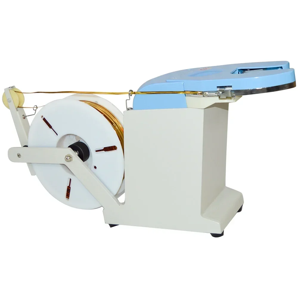 Automatic Toast Bag Twist Tie Machine Golden Wire Candy Bag Tying Machine Bread Bag Twisting Tie Machine Twist Tie Dispenser.