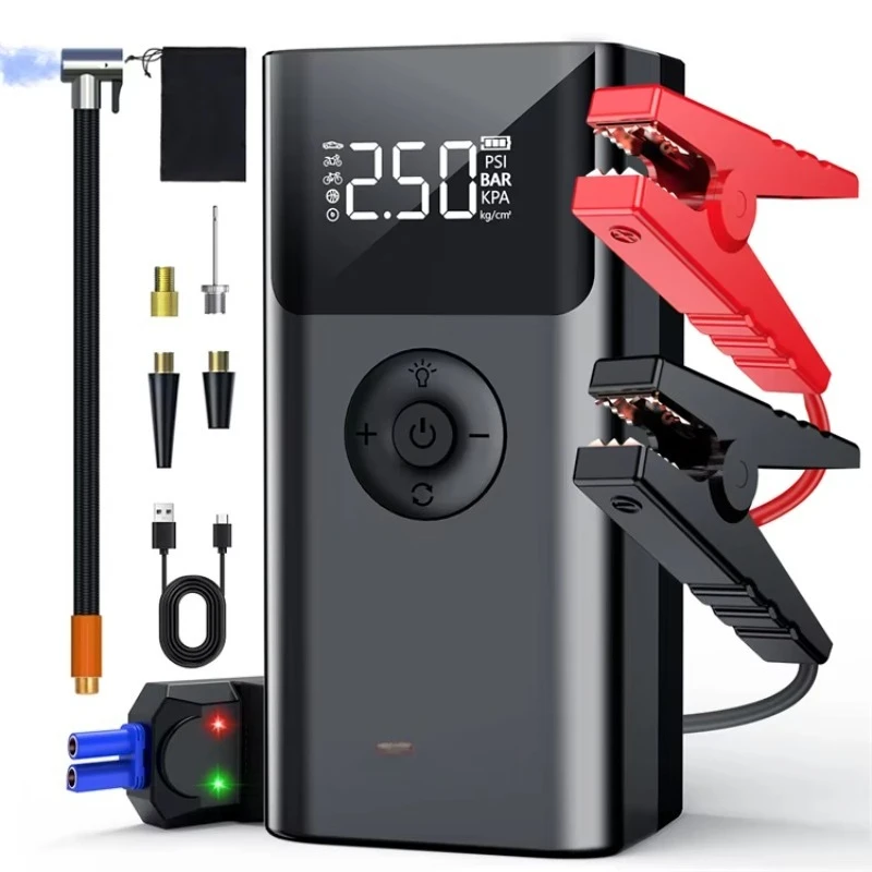 

Portable High Power Jump Starter Kit with Lithium Battery for Car Truck Motorcycle Jump Starter Light Emitting Diode