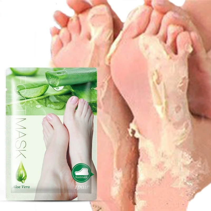 

1Pair Exfoliating Feet Mask Remove Dead Skin Calluses Heel Crack Whitening Feet Peeling Anti Cracked Foot Skin Care Moisturizing